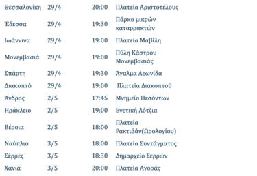 Make a Wish, περίπατοι