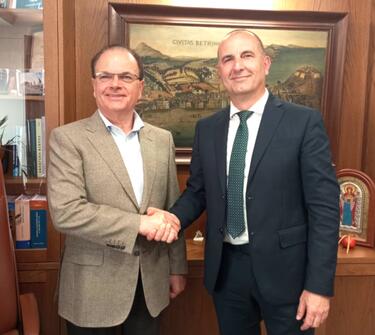 Συνάντηση Δημάρχου Ρεθύμνου με τον Αντιπεριφερειάρχη Περιβάλλοντος της Τοσκάνης