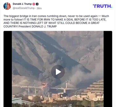 Τραμπ προς Ιράν: «Είναι ώρα να κλείσει συμφωνία πριν είναι πολύ αργά»