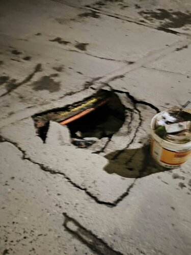 δρομος τρύπα οδός καστοριας