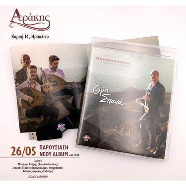 Αλέξανδρος Παπαδάκης, Παρουσίαση Άλμπουμ