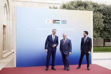Κυριάκος Μητσοτάκης, Τριμερής Σύνοδος, Αμμάν