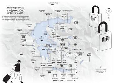 Airbnb Χάρτης ελλαδα