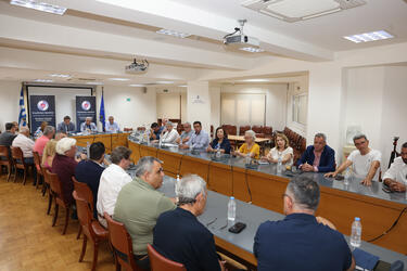 Στο Επιμελητήριο Ηρακλείου ο Πρόεδρος της Κεντρικής Ένωσης Επιμελητηρίων Ελλάδος 