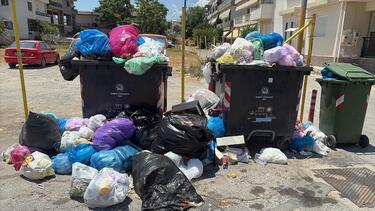 Ηράκλειο Σωροί σκουπιδιών σε κάθε γειτονιά