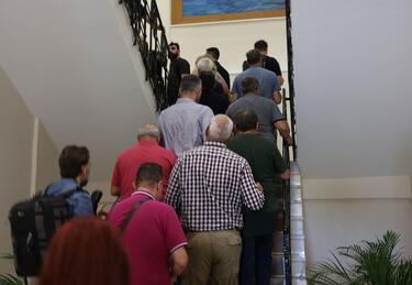 Συριγωνάκης, Σύσκεψη, Δομή μεταναστών