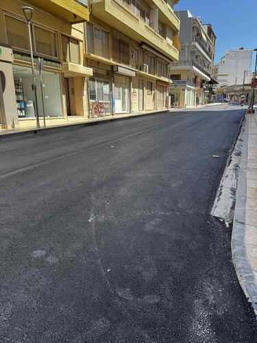 Οδός Γιαμαλάκη, Ασφαλτόστρωση