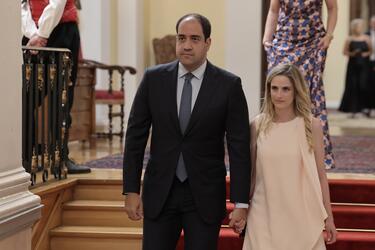 Η δεξίωση στο Προεδρικό Μέγαρο για την 52η επέτειο αποκατάστασης της Δημοκρατίας
