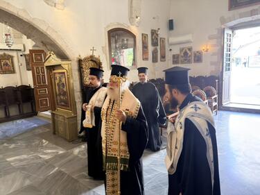 Επίσκεψη του Μακαριωτάτου Πατριάρχου Αλεξανδρείας στην Ιερά Αρχιεπισκοπή Κρήτης και στον Ιερό Μητροπολιτικό Ναό Αγίου Μηνά