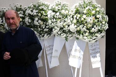 Ρέθυμνο: Με τη γαλανόλευκη στην τελευταία του κατοικία ο Παντελής Διαμαντάκης