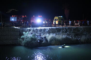 Γιόφυρος, Πτώση Αυτοκινήτου