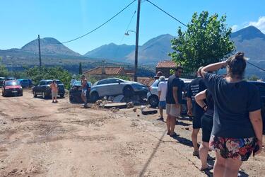 Μάνη, Πλημμύρες, Εγκλωβισμοί