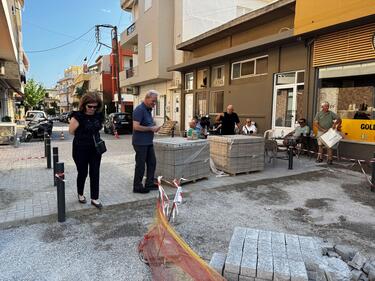 Στα έργα οδικής ασφάλειας στο ΙΤΕ και ανάπλασης της πλατείας Ελευθέρνης ο Δήμαρχος Ηρακλείου 