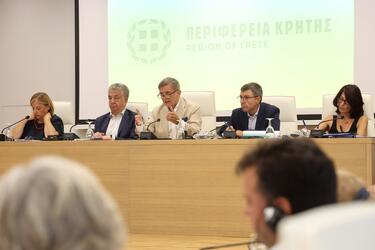 Σύσκεψη εφ’ όλης της ύλης παρουσία του Διευθυντή της Γενικής Διεύθυνσης Περιφερειακής & Αστικής Πολιτικής (DG Regio) της Ευρωπαϊκής Επιτροπής, Nicola De Michelis