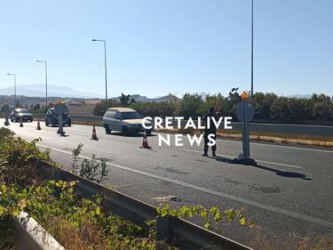 Ηράκλειο: Τροχαίο με εγκλωβισμό στον ΒΟΑΚ!