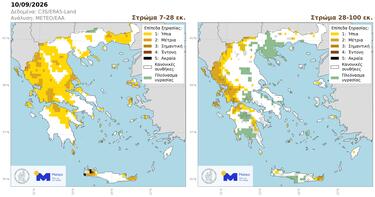 υγρασία εδάφους-Σεπτέμβριος