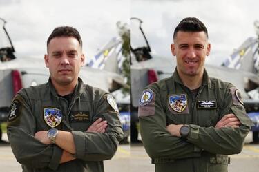 Αυτοί είναι οι δύο χειριστές του Phantom που συνετρίβη στην Τανάγρα