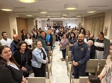 Σχολή Αγιογραφίας, Ρέθυμνο, Αγιασμός