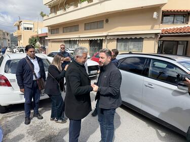 Στο Οροπέδιο Λασιθίου ο πρόεδρος του ΠΑΣΟΚ Νίκος Ανδρουλάκης