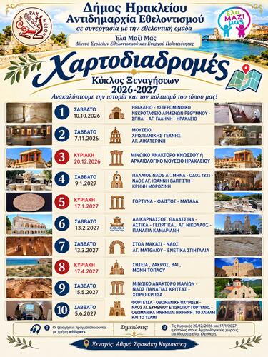 Ηράκλειο: Επιστρέφουν οι «Χαρτοδιαδρομές» 