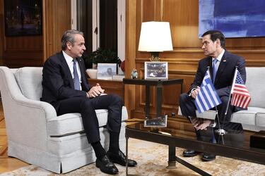 Μητσοτάκης Ρούμπιο Μαξίμου