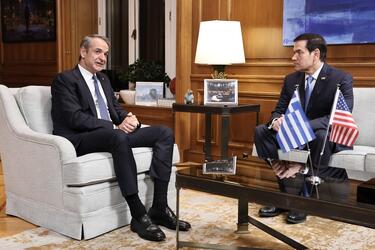 Μητσοτάκης Ρούμπιο Μαξίμου