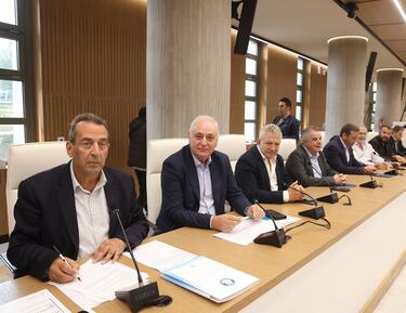 Παύλος Μπαριτάκης, Σύσκεψη, Κακοκαιρία