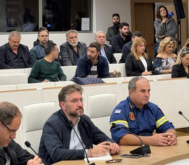φράγματα ανάσχεσης Αγία Πελαγία