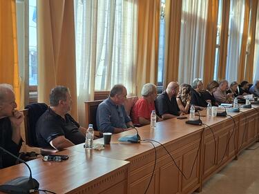 Νέα σύσκεψη στη Λότζια με τους Προέδρους των Κοινοτήτων υπό τον Δήμαρχο Ηρακλείου για την αποκατάσταση των υποδομών και την ενίσχυση των πληγέντων