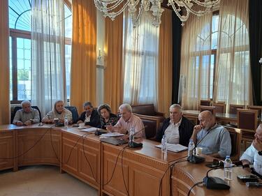Νέα σύσκεψη στη Λότζια με τους Προέδρους των Κοινοτήτων υπό τον Δήμαρχο Ηρακλείου για την αποκατάσταση των υποδομών και την ενίσχυση των πληγέντων