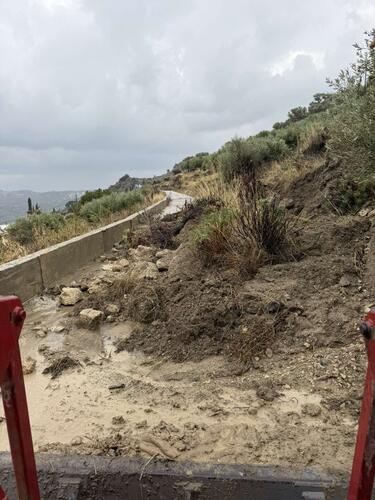 Η περιοχή μετρά τις πληγές της από την κακοκαιρία