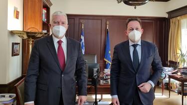 Συνάντηση Πέτσα - Βολουδάκη για Αποκόρωνα, Σφακιά, Πλατανιά