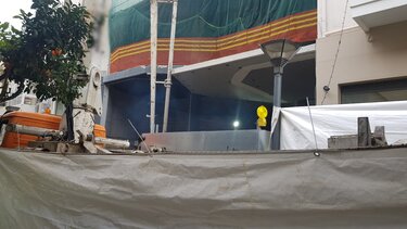 Έκλεισαν τον δρόμο για ιδιωτικό έργο