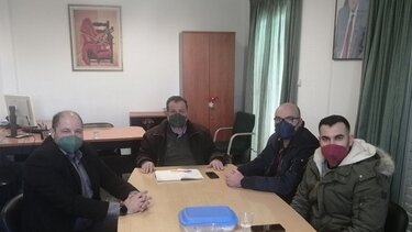 Συνάντηση Κεγκέρογλου με την Ένωση Λιμενικών Κρήτης