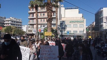 Η φωνή των μαθητών ακούστηκε δυνατά και στο Ηράκλειο Κρήτης