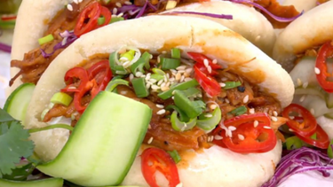 Bao Buns με χοιρινό 