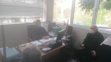 Περιοδεία ΚΚΕ στο τοπικό κατάστημα της ΔΕΗ