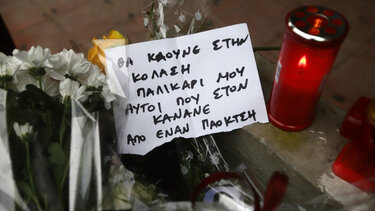 Τάκης Θεοδωρικάκος: «Ως πατέρας είμαι συγκλονισμένος από τη δολοφονία του Άλκη»