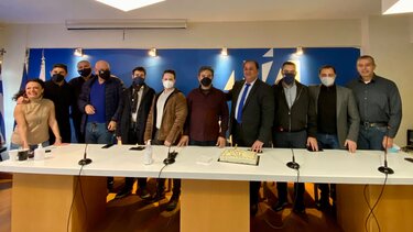 Η ΔΗΜ.ΤΟ. Ηρακλείου της ΝΔ έκοψε την πρωτοχρονιάτικη πίτα