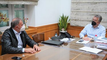 Η διαχείριση και προστασία της Χρυσής στη συνάντηση Αρναουτάκη - Καλαντζάκη