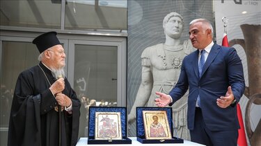 Επικοινωνία Οικουμενικού Πατριάρχη-Υπουργού Πολιτισμού και Τουρισμού Τουρκίας