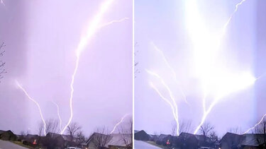 Εντυπωσιακό βίντεο με συστάδα κεραυνών τρελαίνει το Twitter