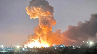 Ισχυρή έκρηξη σε δεξαμενές καυσίμων στο Κίεβο
