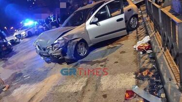 Σοβαρό τροχαίο με λεωφορείο που παρέσυρε αυτοκίνητα – Δύο τραυματίες