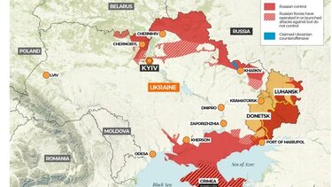 Πόλεμος στην Ουκρανία: Το ιστορικό της σύγκρουσης σε χάρτες και αριθμούς