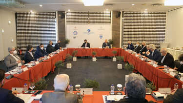 Στη σύσκεψη και την αυτοψία για τους Παράκτιους Μεσογειακούς Αγώνες οι δήμαρχοι Ηρακλείου και Μαλεβιζίου