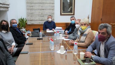 Συνάντηση Αρναουτάκη με τον Δήμαρχο Αγ. Βασιλείου και κοινωνικούς φορείς