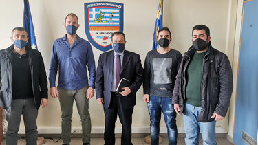 Επίσκεψη Κεγκέρογλου στα γραφεία της ΕΑΥΝΗ