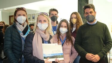 Υποδοχή μαθητών και εκπαιδευτικών 5 χωρών στο Δημαρχείο Χανίων