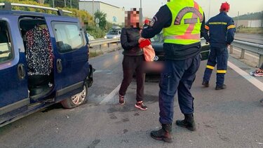 Μποτιλιάρισμα λόγω τροχαίου - Δύο τραυματίες 